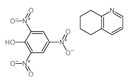 5,6,7,8-tetrahydroquinoline; 2,4,6-trinitrophenol结构式
