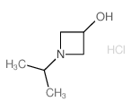 3-Hydroxy-1-isopropylazetidine hydrochloride Structure