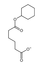 6-cyclohexyloxy-6-oxohexanoate结构式