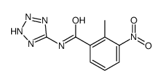 Benzamide, 2-methyl-3-nitro-N-1H-tetrazol-5-yl- (9CI) Structure