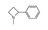 1-methyl-2-phenylazetidine结构式
