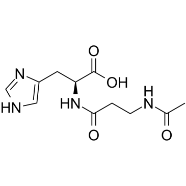 N-乙酰肌肽结构式