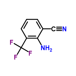 2-Amino-3-(trifluoromethyl)benzonitrile structure