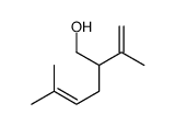 5-甲基-2-(1-甲乙烯基)-4-己烯-1-醇结构式