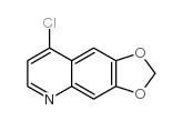 8-氯-[1,3]二氧杂环戊烯并[4,5-g]喹啉结构式