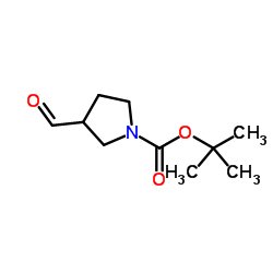 1-Boc-3-吡咯烷甲醛结构式