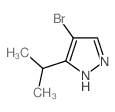 4-溴-3-异丙基-1H-吡唑结构式