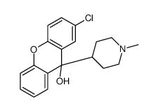 2-chloro-9-(1-methylpiperidin-4-yl)xanthen-9-ol结构式