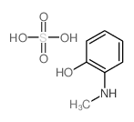 2-methylaminophenol; sulfuric acid结构式
