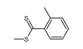 o-Methyl-dithiobenzoesaeure-methylester Structure