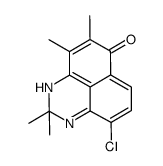 9-chloro-2,2,4,5-tetramethyl-3H-perimidin-6-one结构式