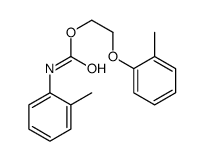 2-(2-methylphenoxy)ethyl N-(2-methylphenyl)carbamate结构式