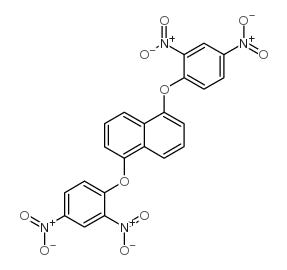 Naphthalene,1,5-bis(2,4-dinitrophenoxy)- Structure
