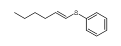 (E)-1-n-Butyl-2-phenylthioethene结构式