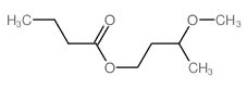 3-methoxybutyl butanoate Structure
