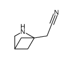 2-Azabicyclo[2.1.1]hexane-1-acetonitrile(9CI) Structure