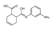 3-Cyclohexene-1-carboxylicacid,6-[[(3-aminophenyl)amino]carbonyl]-(9CI) Structure