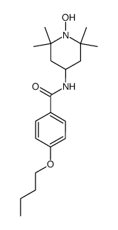 2,2,6,6-tetramethyl-4-<<(butyloxy)benzoyl>amino>piperidine N-oxide (perdeuterated piperidine ring) Structure