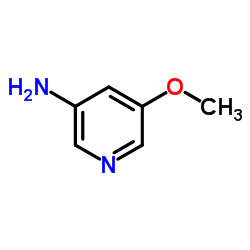 3-氨基-5-甲氧基吡啶结构式