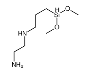 N'-(3-dimethoxysilylpropyl)ethane-1,2-diamine结构式