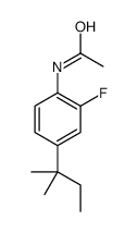 N-[2-fluoro-4-(2-methylbutan-2-yl)phenyl]acetamide Structure