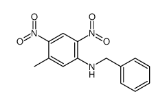 N-benzyl-5-methyl-2,4-dinitroaniline结构式