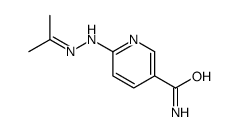 6-(2-propan-2-ylidenehydrazinyl)pyridine-3-carboxamide结构式