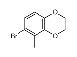 6-bromo-5-methyl-2,3-dihydro-1,4-benzodioxine结构式