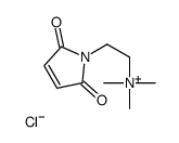 N-[2-(三甲基铵)乙基]马来酰亚胺氯化物结构式