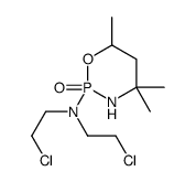 N,N-bis(2-chloroethyl)-4,4,6-trimethyl-2-oxo-1,3,2λ5-oxazaphosphinan-2-amine Structure