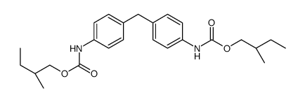 [Methylenebis(4,1-phenylene)]bis(carbamic acid)bis(2-methylbutyl) ester Structure