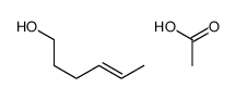 acetic acid,hex-4-en-1-ol结构式