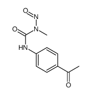 1-(p-Acetylphenyl)-3-methyl-3-nitrosourea结构式
