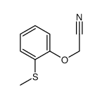 2-甲基硫代苯氧基乙腈结构式