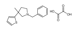 1-benzyl-3-methyl-3-thiophen-2-ylpyrrolidine,oxalic acid结构式