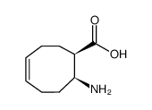 顺式(z)-8-氨基-环辛-4-烯羧酸结构式