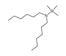 N,N-dihexyl-1,1,1-trimethylsilanamine结构式