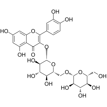 槲皮素-3-龙胆二糖甙图片