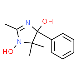 1H-Imidazol-4-ol, 4,5-dihydro-1-hydroxy-2,5,5-trimethyl-4-phenyl- (9CI) Structure