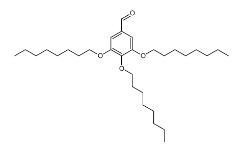 3,4,5-tris(octyloxy)benzaldehyde Structure