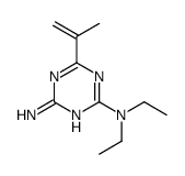 2-N,2-N-diethyl-6-prop-1-en-2-yl-1,3,5-triazine-2,4-diamine Structure