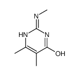 5,6-dimethyl-2-(methylamino)-1H-pyrimidin-4-one Structure