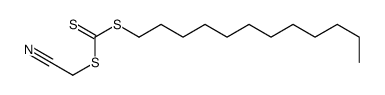 氰甲基十二烷基羰基碳三硫代甲酸酯结构式