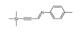 N-(4-methylphenyl)-3-trimethylsilylprop-2-yn-1-imine结构式