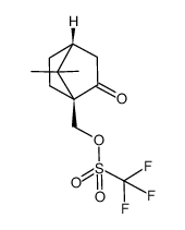 (1R)-10-(triflyloxy)camphor Structure