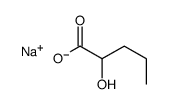DL-A-HYDROXY-N-VALERIC ACID SODIUM SALT结构式