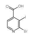 2-溴-3-碘-异烟酸结构式