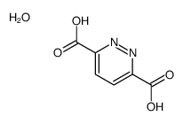 pyridazine-3,6-dicarboxylic acid,hydrate Structure
