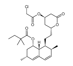 chloroacetyl simvastatin Structure