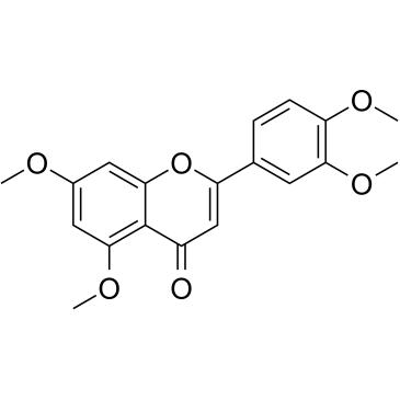5,7,3',4'-Tetramethoxyflavone structure